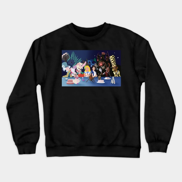 Alice in Madness Crewneck Sweatshirt by ImSomethingElse